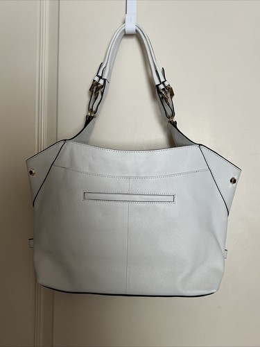 LODIS Leather Nikki Satchel Samba - Optic White NWOT - Picture 17 of 24