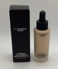 MAC Studio Waterweight SPF30 Foundation ~ NC20 ~ 30ml/1oz Full Size NIB