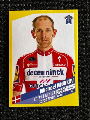 STICKER VIGNETTE PANINI MICHAEL MORKOV QUICK STEP # 118 TOUR DE FRANCE 2019