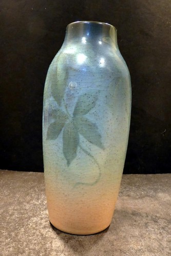 Rookwood Vellum Vase 7 7/8" - Carrie Steinle, 1914, 982E - MINT - Picture 2 of 11