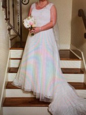 David  s Bridal Wedding Dress and Veil