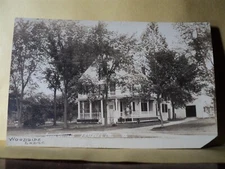 FREYBURG ME Maine Woodside Lodge early 1900's RPPC postcard