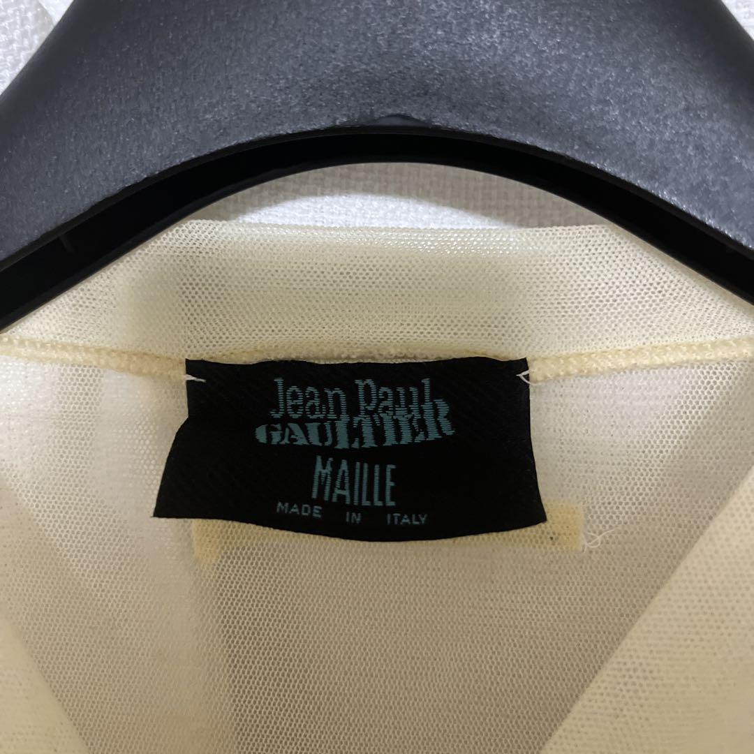 Jean Paul Gaultier Power Net Long Sleeve T-shirt Tops Size L Jean Paul Gaultier Power Net Long Sleeve T-shirt Tops Size L