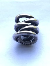 Trollbeads Sterling Silver Spiral Three Siblings Bead Charm LAA 925 S