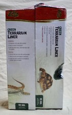 Zilla Green Terrarium Liner 55 GAL - 11.75" x 47.5" - 2-PACK