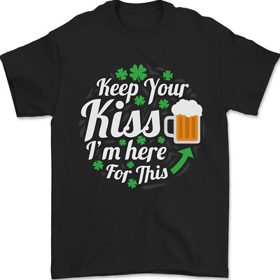 Gildan 5000 Herren Maglietta 100% Baumwolle Krawattenlos St. Patricks Day