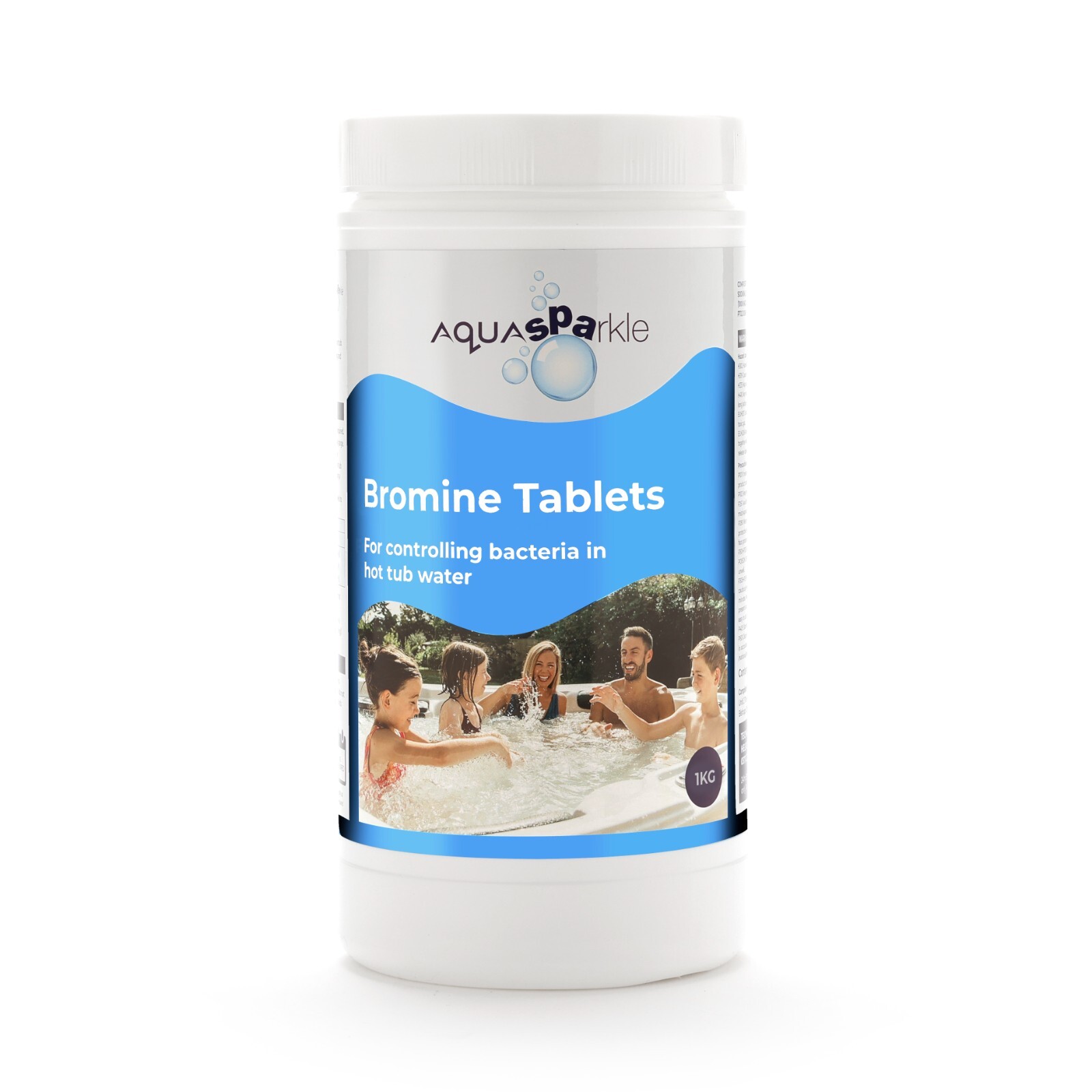 NEW! 1Kg Aquasparkle Bromine Tablets Hot Tub / Pool Spa Chemicals