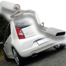 FOX Sportauspuff VW Up Skoda Citigo Seat Mii 1.0 44/50/55kW links 1x145x60mm