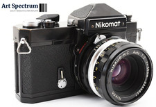 Exc 8 Nikon Nikomat FTN Black Nikkor-H.C Auto 50mm f2 Standard Prime Lens