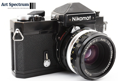 Exc+8] Nikon Nikomat FTN Black + Nikkor-H.C Auto 50mm f2 Standard