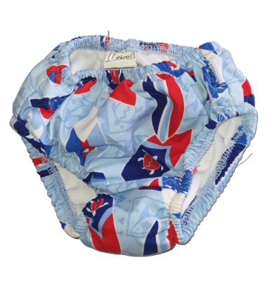 BABY;  Play-Schwimmwindel, hellblau bunt, Gr.: S  - 6 Mon, 4,5-8 kg