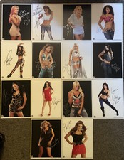 WWE 1 of 5 11x14 14 Divas Autographed Print Set COA Bella Mickie Kelly Maryse