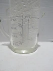 VTG FIRE KING 2 CUP MEASURING CUP BLUE PRINT USA