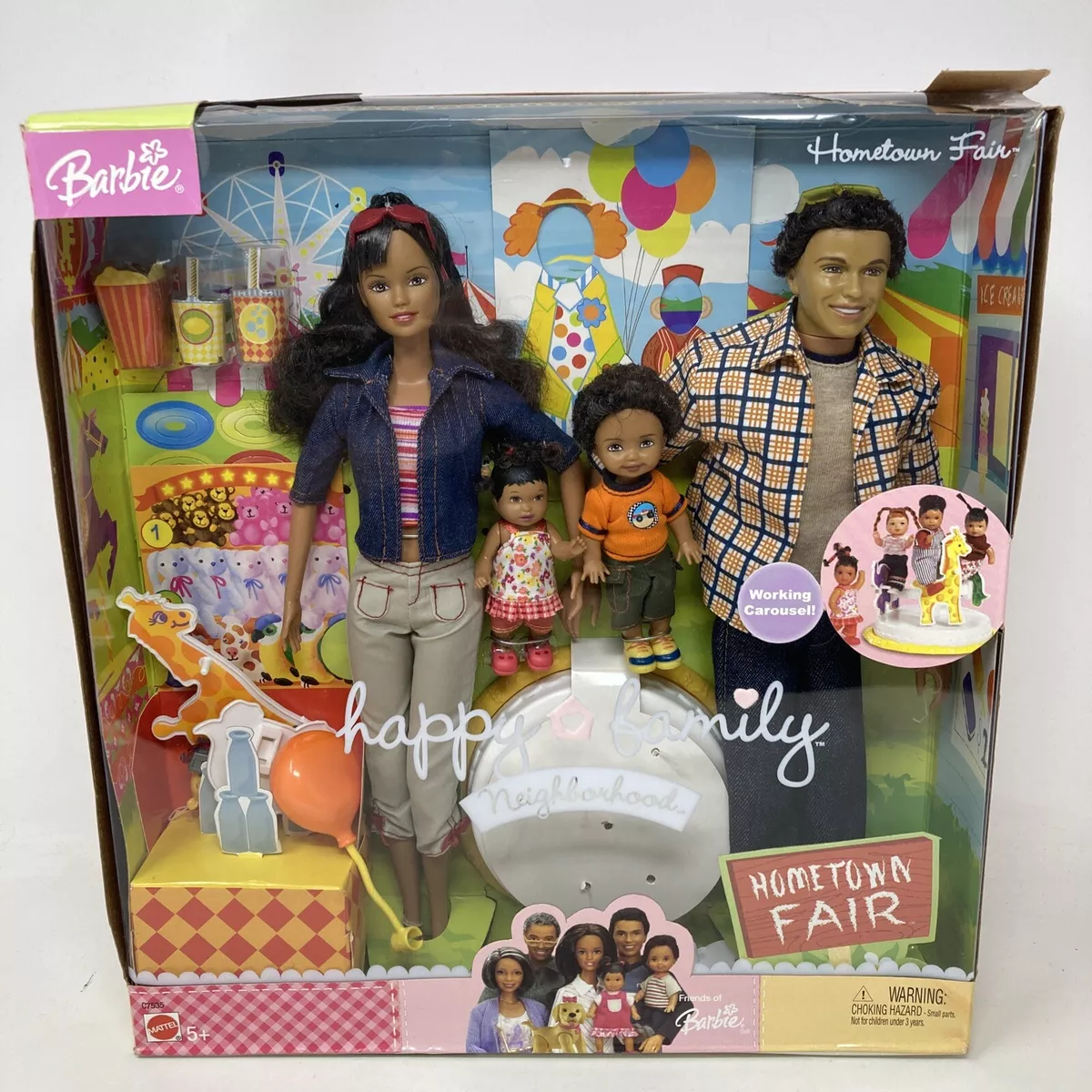 Barbie doll on sale happy family