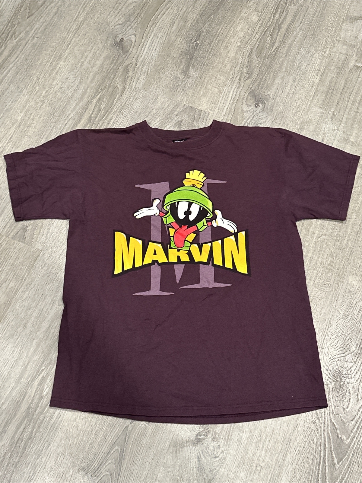 ALTRA T shirt vintage Marvin The Martian uomo grande Looney Tunes anni 90 fumetto cartone animato