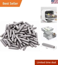 Vinyl Dishwasher Rack Tine Repair Kit - 100 Gray End Caps, Quick Installation