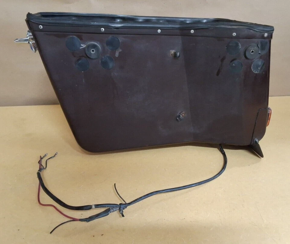 Honda Goldwing GL 1100 1983 interestatal cubo de equipaje derecho Foto 3 de 4