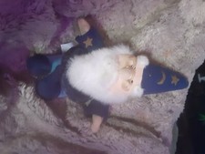 Vintage 1990s Disney Club 10  Plush Merlin Wizard Stuffed Beanbag Animal Toy     