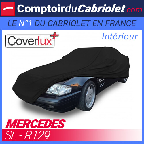 Housse Coverlux+ Mercedes SL R129 respirante et élastique en Jersey anti-rayures