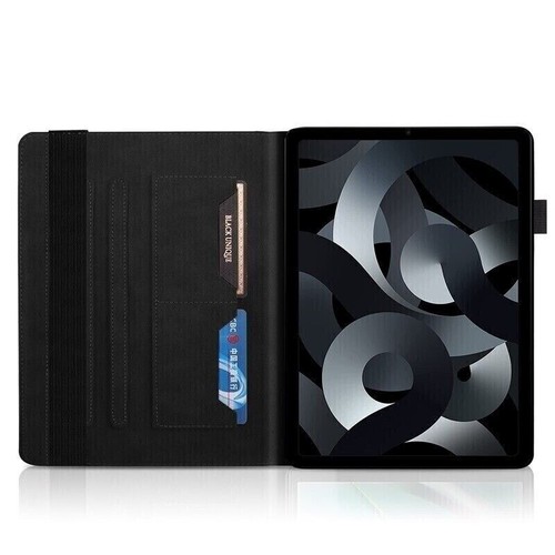 For iPad A16 11/10/9/8/7/6/5th Mini Air Pro 2025 Samrt Leather Wallet Case Cover - Picture 29 of 43