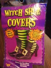 Spirit Halloween Witch Shoe Black Covers New Fits Most Adults