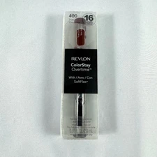Revlon Colorstay Overtime 16 HRS Lipcolor & Topcoat, 400 True Chocolate