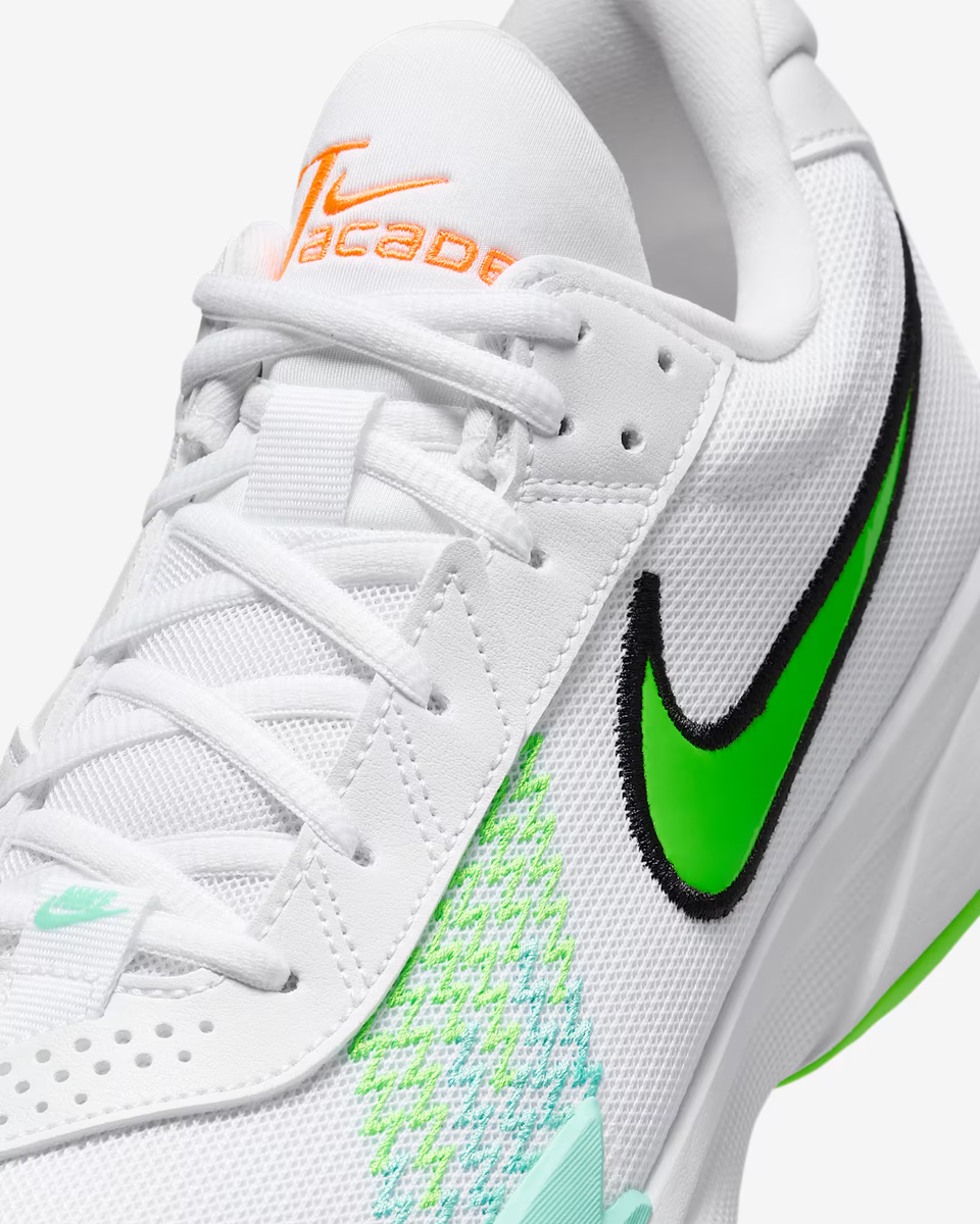 FB2598-107 Nike GT Cut Academy White Bleached Turquoise Black
