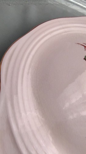 Universal Potteries American Beauty Rose Cookie Platter - Picture 10 of 24