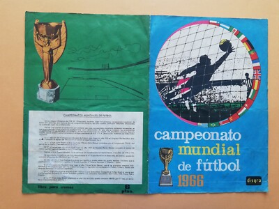 Album Coupe Du Monde 1966 – Angleterre – Pelé, Eusebio, Garrincha – Rare