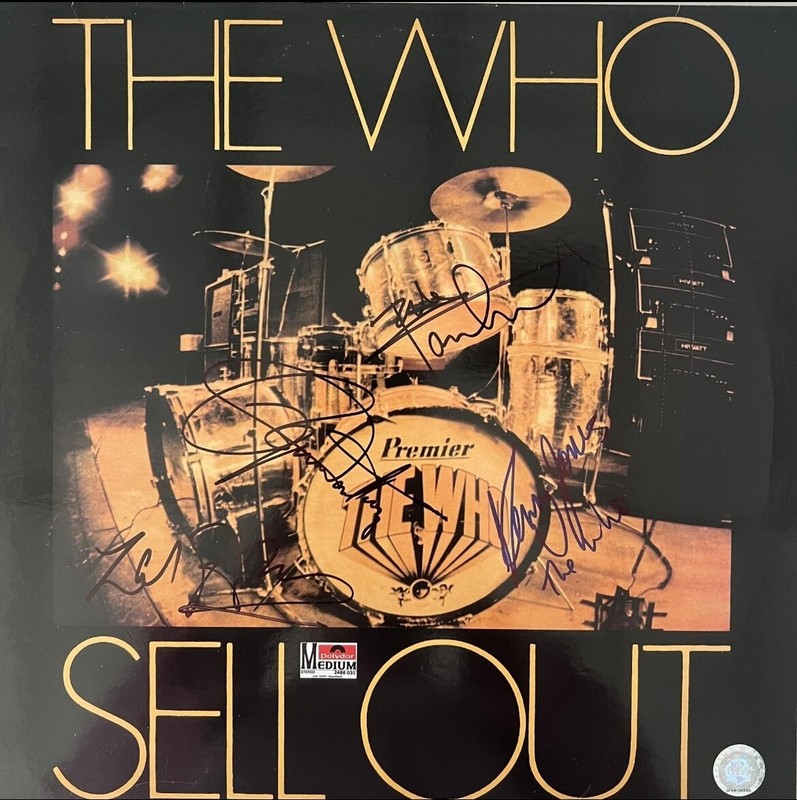 The WHO SELL OUT Album (Trap Set Cover) - SIGNED 4X w/LOA