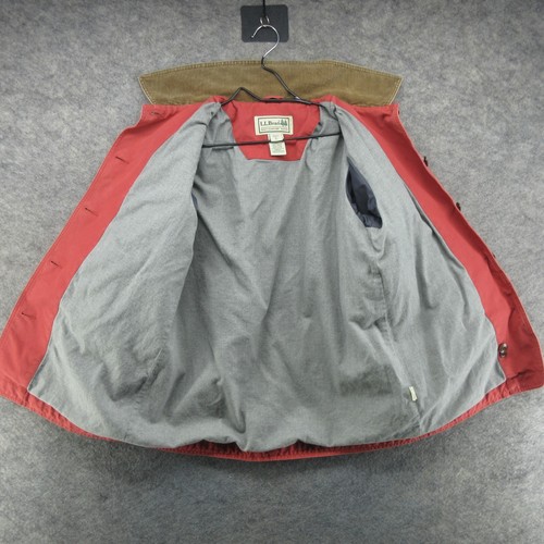 Chaqueta LL Bean Mujer XL Rosa Franela Forrada Tareas Granero Campo Trabajo Abrigo Lona - Imagen 13 de 18
