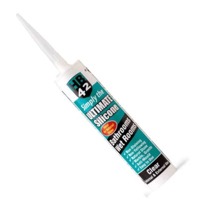 HB42 Ultimate Anti Mould Internal / External Silicone - 310ml White / Clear