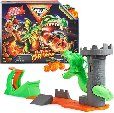 , Champ Ramp Freestyle Playset with Exclusive Son-Uva Digger Monster Truck, 1:64