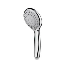 Croydex Chrome & White Contour Midi Two Function Shower Handset 