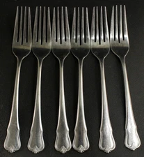Home Concepts HC Dinner Forks * Set of 6 * Korea 7 1/2" Traditional