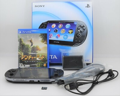 Ps Vita 3g Wi Fi Model Crystal Black With One Game And 8gb Card From Japan Ebay