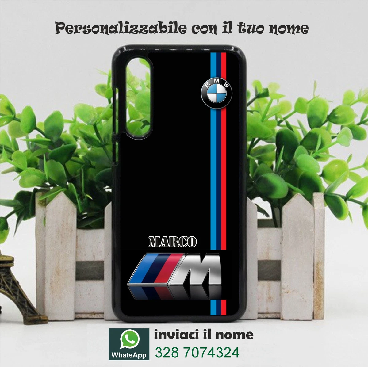 Bmw Bmhmp15L22Smpk Iphone 15 Pro6.1 Czarny/Nero Custodia