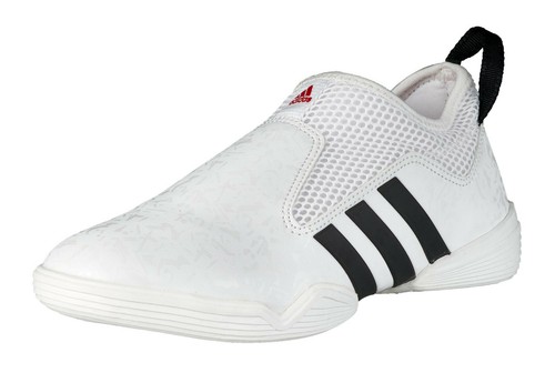 Zapatillas Adidas Taekwondo Adi-Bras blanco/negro. Zapatos TKD, karate, artes marciales - Imagen 7 de 9