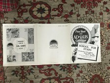 School For Stars 1935 Paramount British Press Sheet Torin Thatcher Ian Fleming