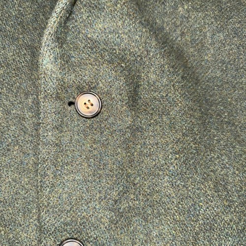 VTG GAP Sport Coat Mens Large Green Wool Blazer Jacket Three Button Lined *READ - Picture 4 of 12