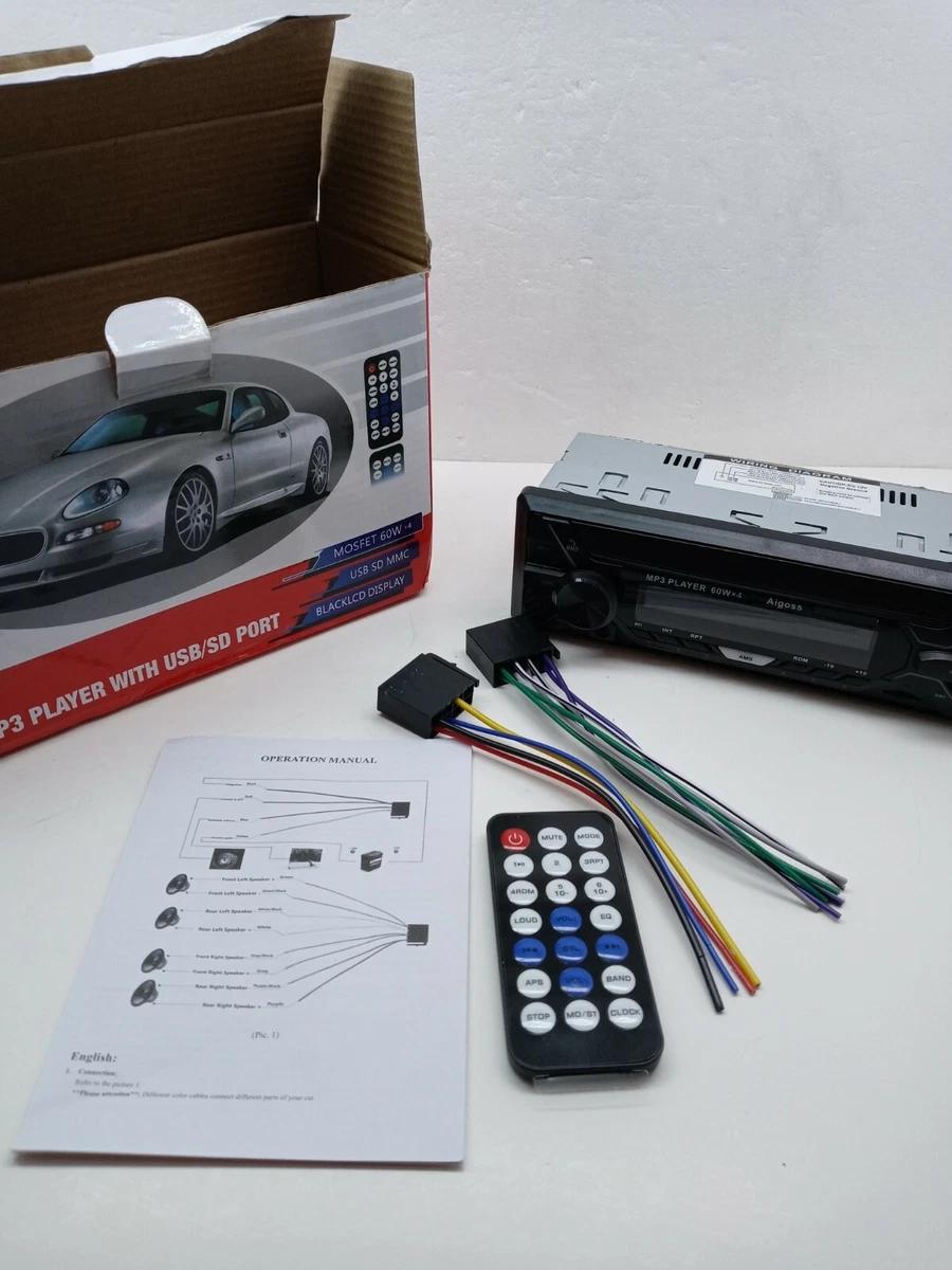 Car mp3 player sale with port 60wx4