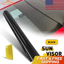 Sun Visor Windshield Strip Vinyl Banner Lasting Long Premium Blank Black Decal
