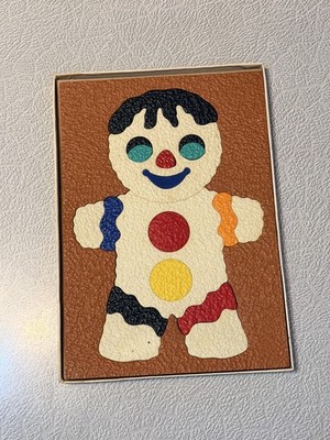Lauri Crepe Foam Rubber Cookie Kid 2157 Vintage USA 1979 Original Box Puzzle