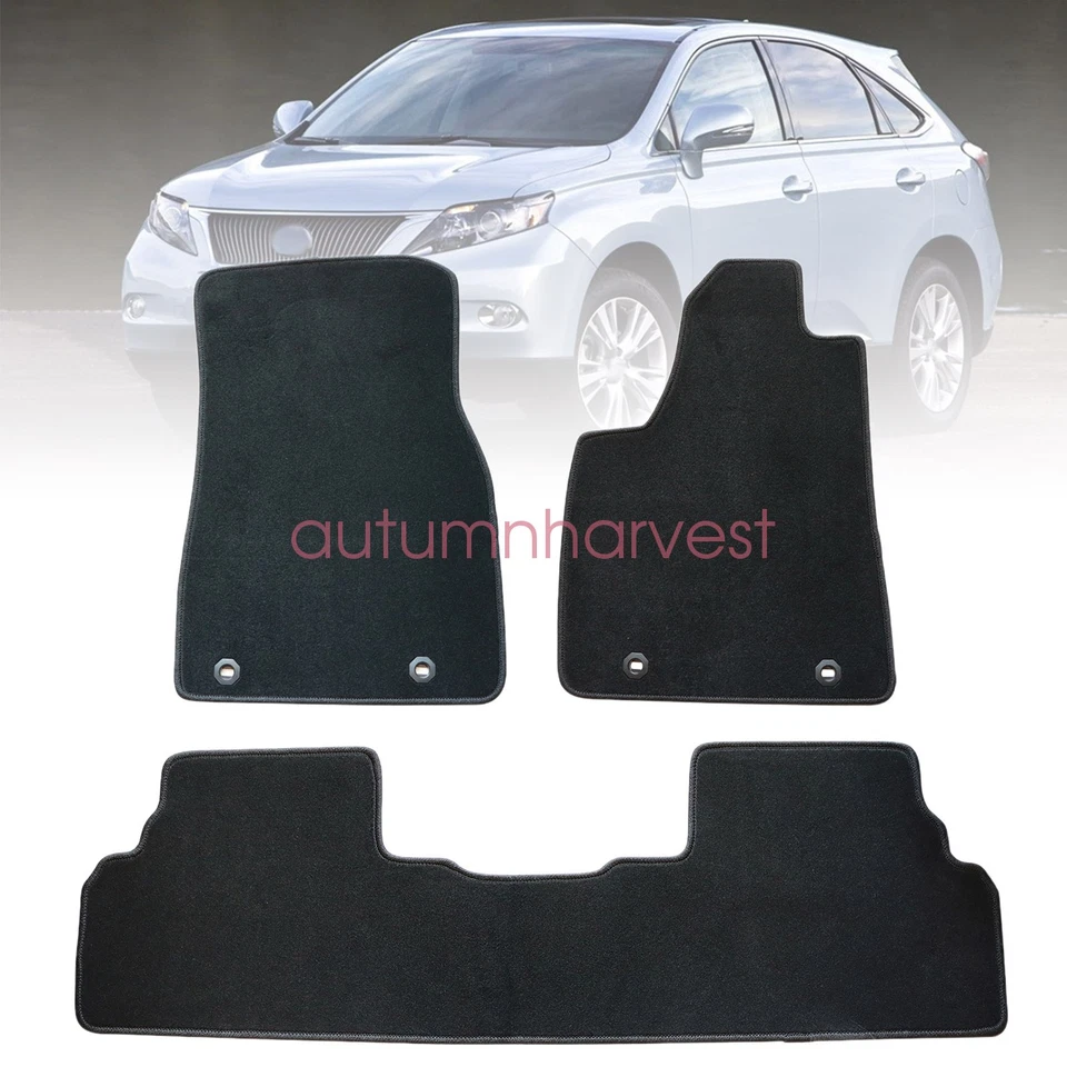 Alfombrillas de terciopelo para 2010 2011 2012 2013 2014 2015 Lexus RX350/RX450h Foto 2 de 4