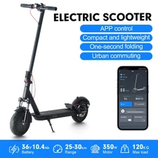 350W 10inch Tire E-Scooter w/ 10.4Ah - Ideal Birthday & Christmas Present Choice
