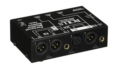 Rolls PM351 Personal Monitor Station,Black