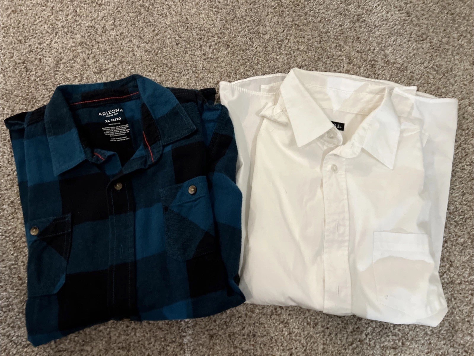 EUC Lot of Boys long Sleeve Button Down Shirts Size 18