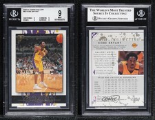 2000-01 Topps Gallery Kobe Bryant #80 BGS 9 MINT HOF