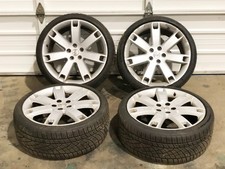 20" Maserati Quattroporte M139 Wheels Rims & Continental Tires STAGGERED 5x114.3