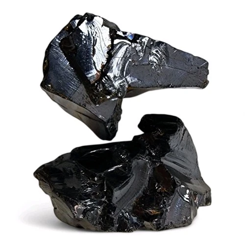 Shungite Elite Natural Stones Russia 18.2 grams. 2 Piece Lot